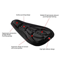 Load image into Gallery viewer, 3D Bicycle Saddle Seat NEW Soft Bike Seat Cover Comfortable Foam Seat Cushion Cycling Saddle for Bicycle Bike Accessories #SD
