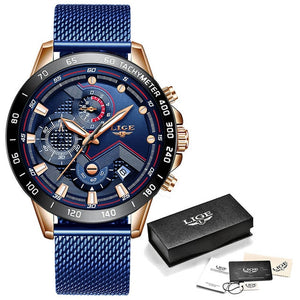 Lige cheap blue watch