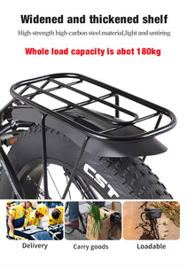 Electric Bike  1000W 48V 16A Mountain e Bicycle Fat Tire ebike Adults Mens 26 Inch 21Speed Aluminum Frame RX02