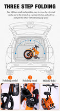 Load image into Gallery viewer, Electric Bike 26 Inch 48V 500W Fat Tire ebike Mountain Snow bike Folding Electric Bicycle
