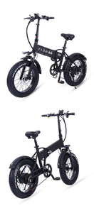 Electric Bike 26 Inch 48V 500W Fat Tire ebike Mountain Snow bike Folding Electric Bicycle