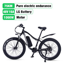 Load image into Gallery viewer, Electric Bike  1000W 48V 16A Mountain e Bicycle Fat Tire ebike Adults Mens 26 Inch 21Speed Aluminum Frame RX02
