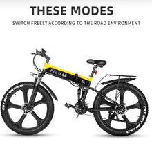 Load image into Gallery viewer, Electric Bike 1000W Lithium Battery Mountain e Bicycle Fat Tire ebike Adults Mens 26 Inch 21 Speed Aluminum Frame R5s
