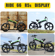 Load image into Gallery viewer, Electric Bike 1000W Lithium Battery Mountain e Bicycle Fat Tire ebike Adults Mens 26 Inch 21 Speed Aluminum Frame R5s
